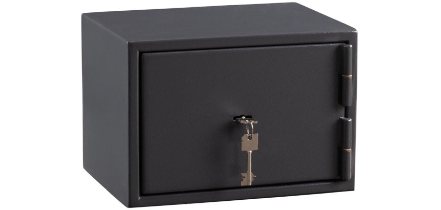 De Raat DRS Global 0 K kluis, met sleutelslot, 6 l