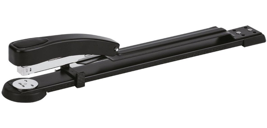 OFFICE products Langarmhefter, Metall, 50 Blätter, schwarz