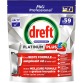 Dreft Platinum Plus Regular tablettes pour lave-vaisselle, paquet de 59 capsules