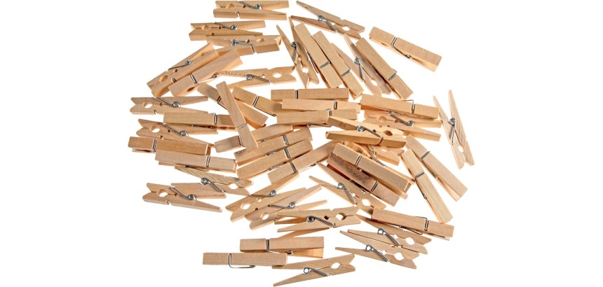 Bouhon pince à linge, sachet de 50 pièces