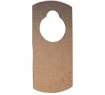 Bouhon plate for door handle, size 19 x 8.4 x 0.3 cm, pack of 10 pieces
