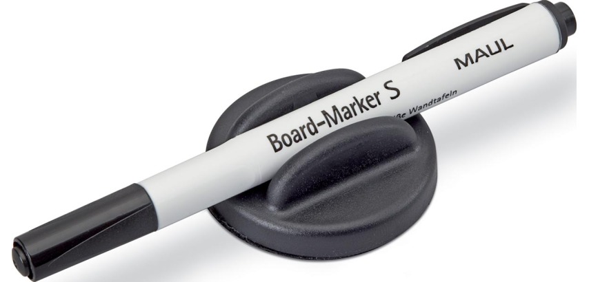 Magnetic black marker whiteboard eraser MAUL