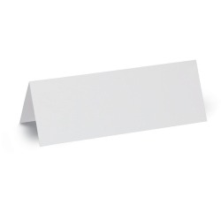 Porte-nom de table MAUL carton 21x7,5cm blanc 100 pièces