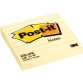 Post-it Notes, ft 76 x 76 mm, jaune, ligné, bloc de 100 feuilles