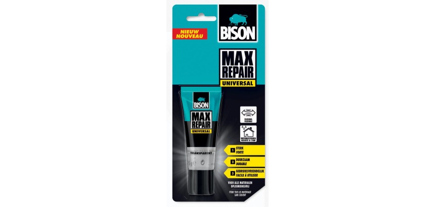 Bison colle Max Repair Universal, blister avec tube de 45 g