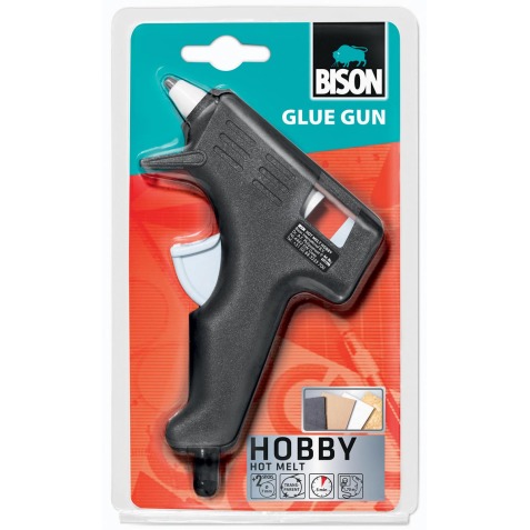 Bison pistolet à colle Hobby, sous blister