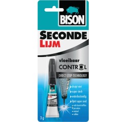 Bison colle instantanée Control Vloeibaar, tube de 3 g, sous blister