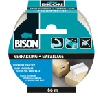 Bison packing tape, 50 mm x 66 m, transparent