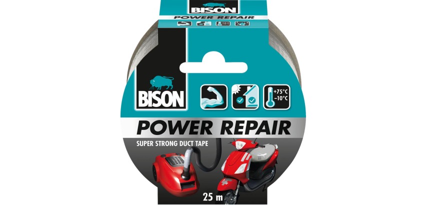 Bison Power Repair Klebeband, ft 48 mm x 25 m, grau