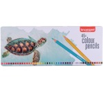 Bruynzeel crayon de couleur Tortue, boîte métal de 45 crayons