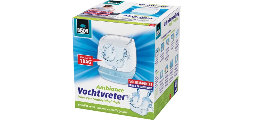 Bison absorbeur d'humidité rechargeable Ambiance, pour des recharges de 450 g