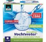 Bison navulling voor ontvochtiger Ambiance, doos van 2 tabs van 100 gram