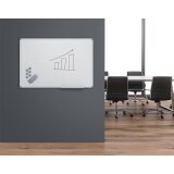 MAUL whitebord standaard gelakt staal, magnetisch 30x45cm