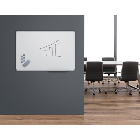 Maul Tableau blanc Standard acier laqué, 45 x 30cm