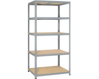 Avasco étagère Strong 265, ft 176 X 90 X 60 cm, 5 tablettes, galvanisé