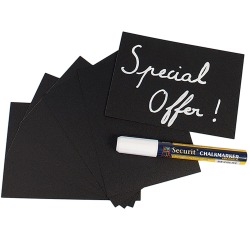 Krijtbord Securit A6 tags