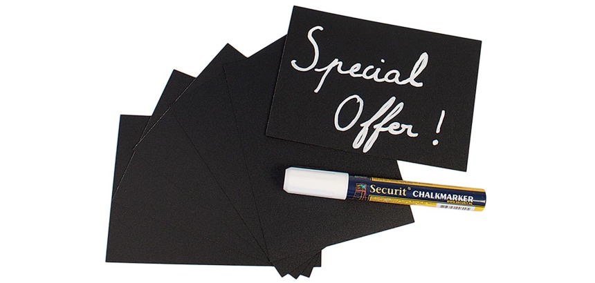 Ardoise Securit tag A6