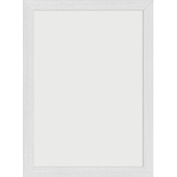 Securit ardoise Woody, blanc, ft 30 x 40 cm, en bois avec finition laquée blanche