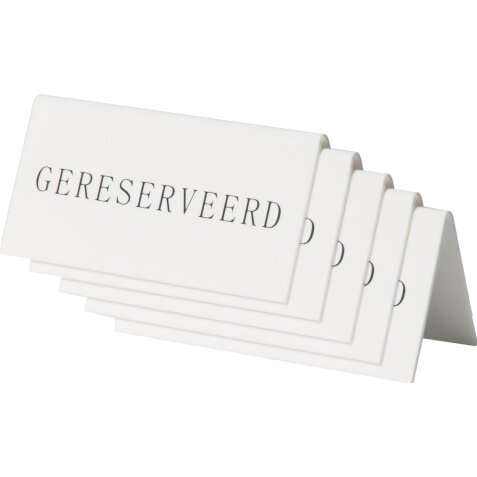 Securit panneau de table 'Geresveerd', paquet de 5 pièces