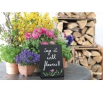 L-shaped table slate sign ft A6, 3 pieces