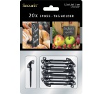 Securit ardoise pique paquet de 20 pièces