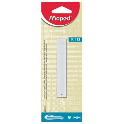 Standard blades for Maped 9 mm cutter - Pack of 10