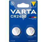 Pile bouton VARTA 2x CR2430 lithium