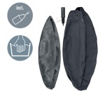 Leitz Ergo active seating ball, anti-roll system, 75 cm, gray