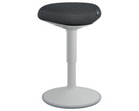 Leitz Ergo tabouret Assis actif avec assise confortable, gris clair