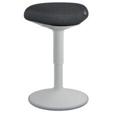 Leitz Ergo tabouret Assis actif avec assise confortable, gris clair