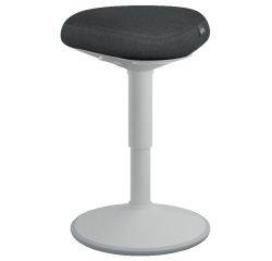 Leitz Ergo tabouret Assis actif avec assise confortable, gris clair