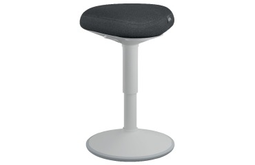 Leitz Ergo tabouret Assis actif avec assise confortable, gris clair