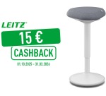 Leitz Ergo tabouret Assis/Debout actif avec assise confortable, gris clair