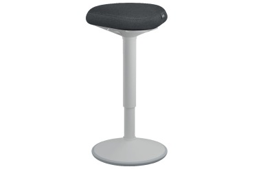 Leitz Ergo tabouret Assis/Debout actif avec assise confortable, gris clair