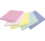 Post-it recycled notes Nature, 100 feuilles, ft76 x 76 mm, paquet de 6 blocs, couleurs assorties