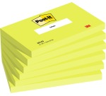 Post-it Notes, 100 sheets, 76 x 127 mm, neon green, pack of 6 pads