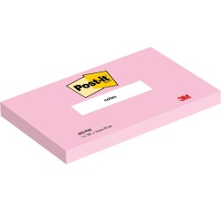 Post-it Notes, 100 feuilles, ft 76 x 127 mm, rose (flamingo pink)