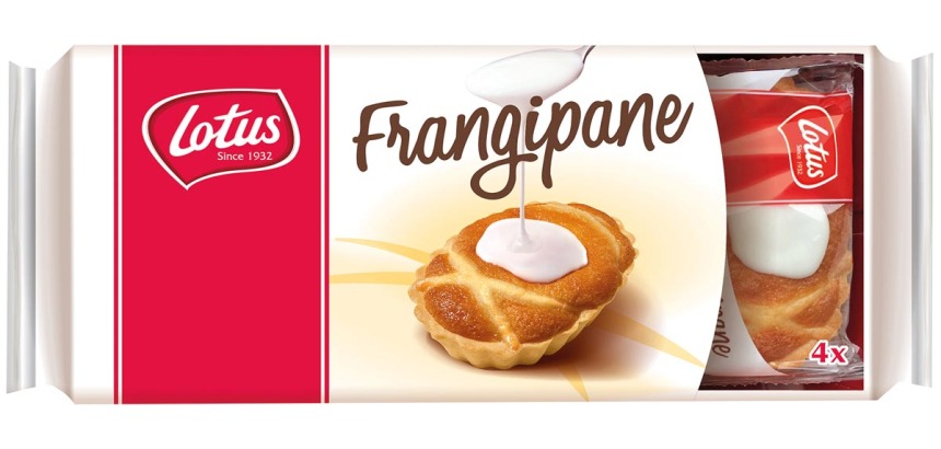 Lotus Frangipane, 52 g, paquet de 4 pièces