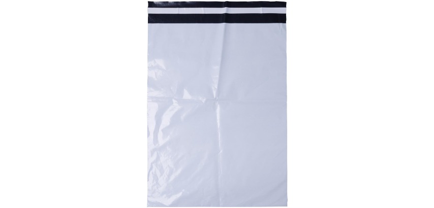 OFFICE products shipping bag, white, 100 pieces, 400 x 500 x 40 mm