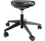 Leitz Ergo tabouret Assis actif avec assise confortable, avec roulettes, noir