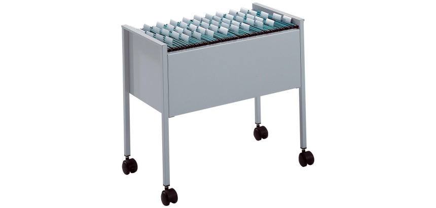 Langlebiger Wagen für Hängemappen Economy, grau