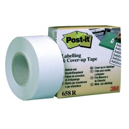 Post-it correctietape 25 mm met afroller, op blister