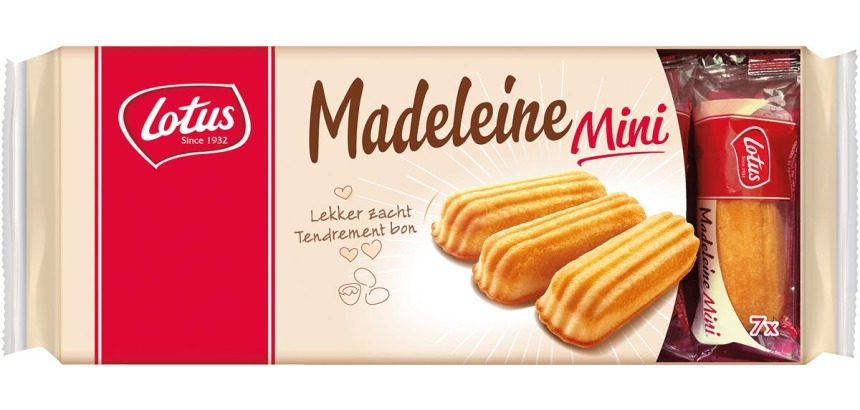 Lotus Madeleine Mini, 17 g, pack of 7 pieces