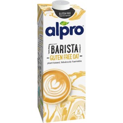 Alpro Barista glutenvrije havermelk, 1 l, pak van 8 stuks