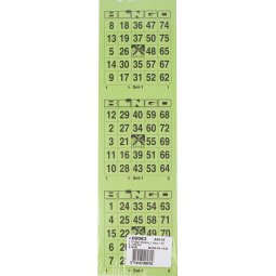 Blocs bingo, 3 blocs par feuille, paquet de 5 x 100 feuilles