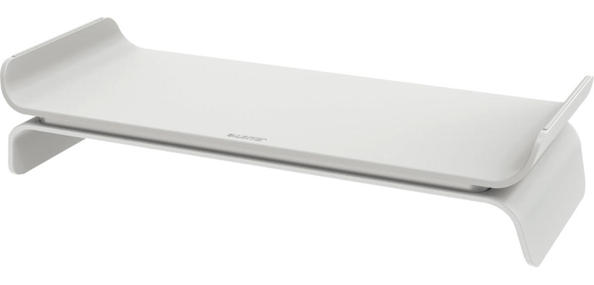 Leitz Ergo adjustable monitor stand, light grey