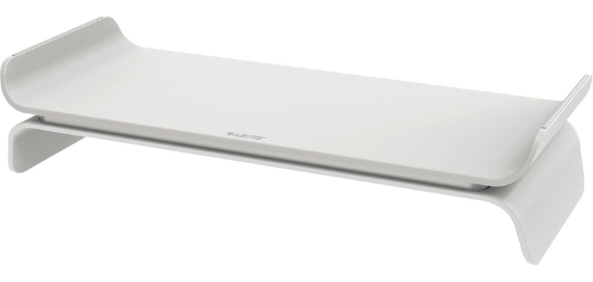 Leitz Ergo adjustable monitor stand, light grey