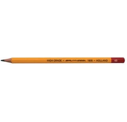 Bruynzeel Burotek Graphitstift 6B Grau