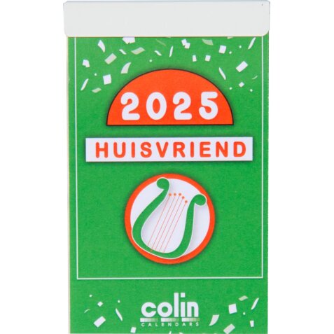 Bloc éphéméride Huisvriend 2025