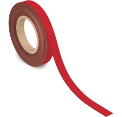 Magneetband MAUL beschrijf- wisbaar 10mx20mmx1mm rood